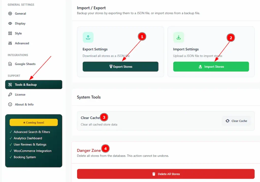 Tools Backup - BdThemes