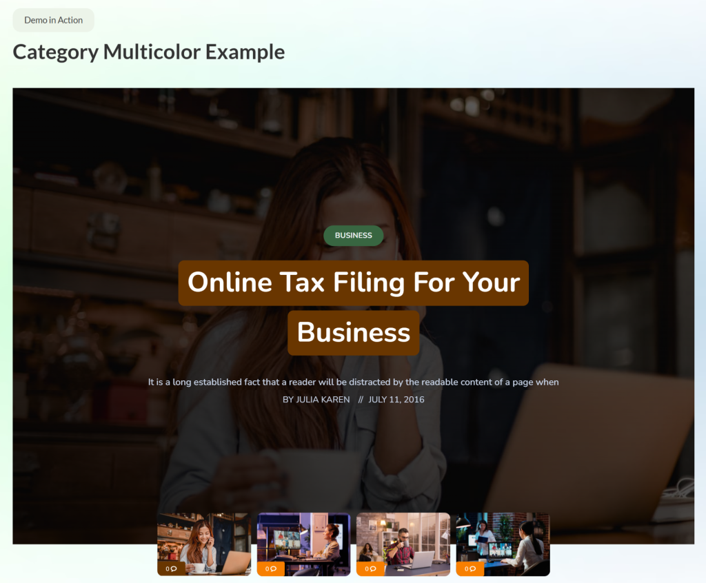 Camux Slider - Stunning Blog Layout Design for Your Website