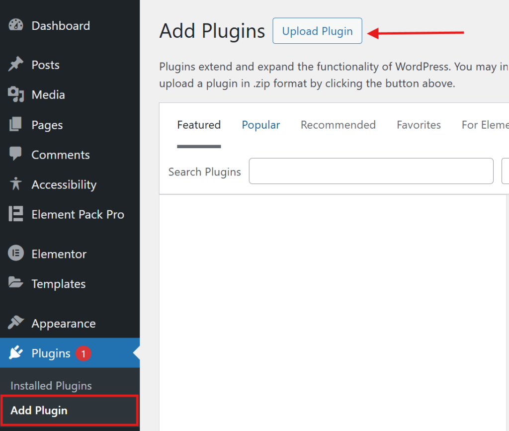 Upload Plugin
