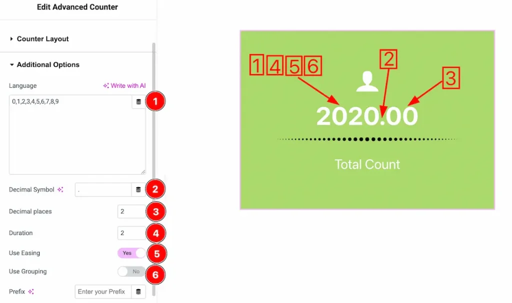 Additional Options Section
