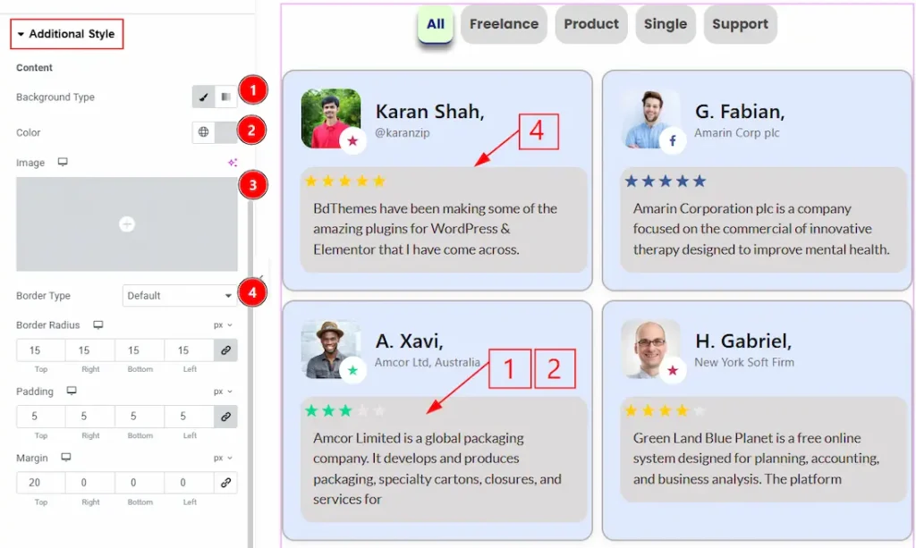 Additional Style Section