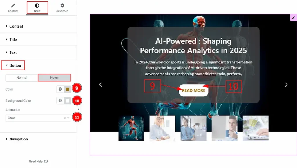 Button Hover - BdThemes