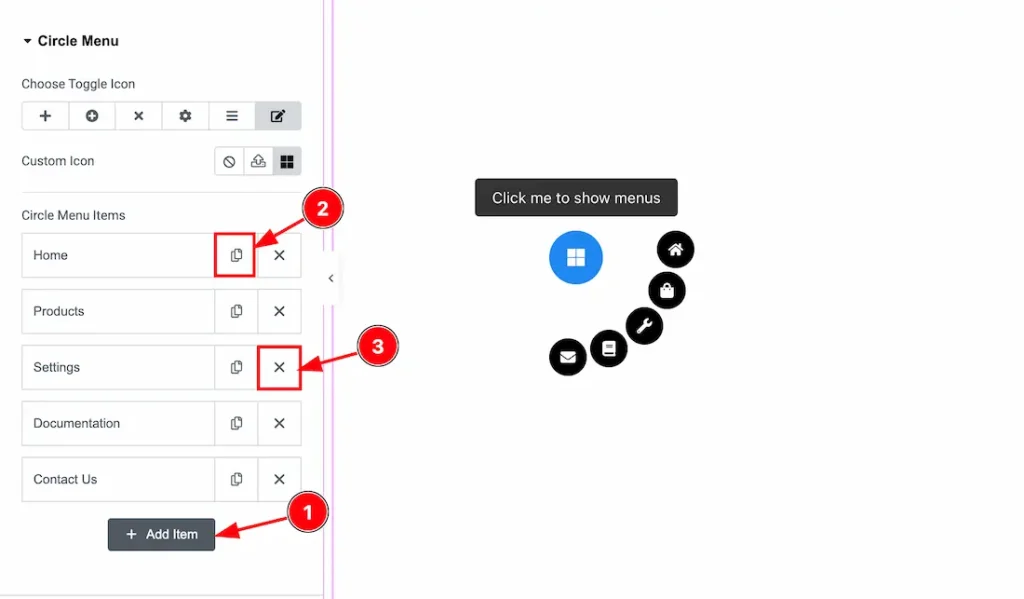 Circle Menu Item1 - BdThemes