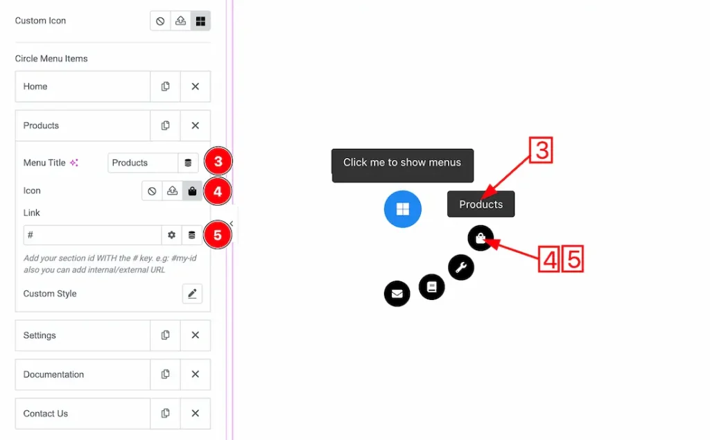 Circle Menu Item2 - BdThemes