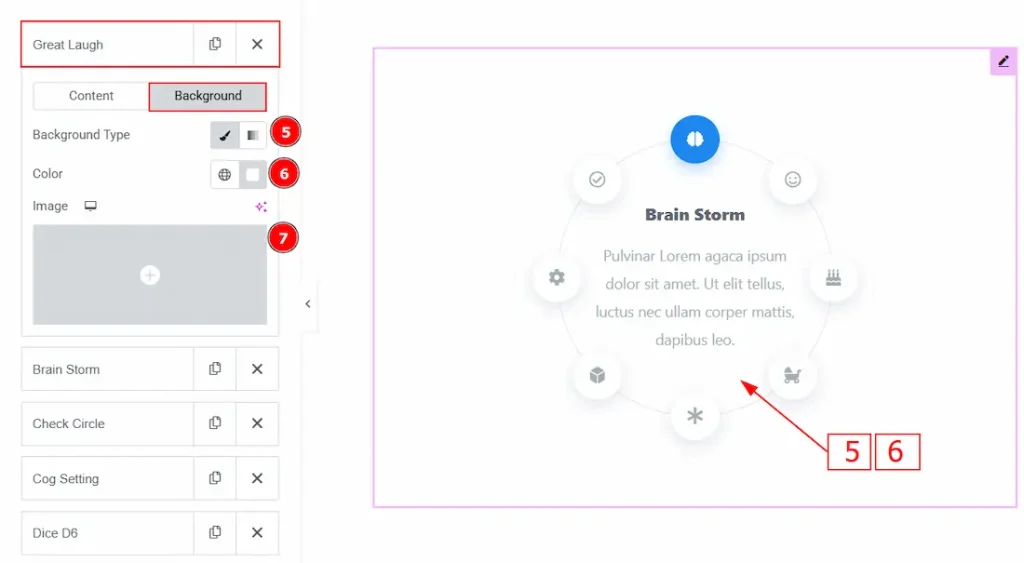 Content Circle Info Background 1 - BdThemes