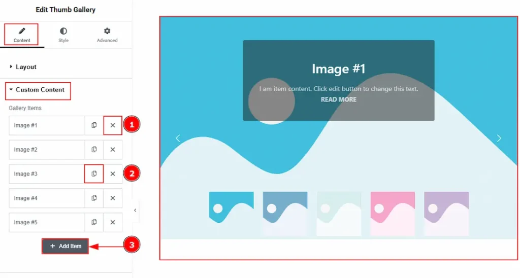 Custom Content Section