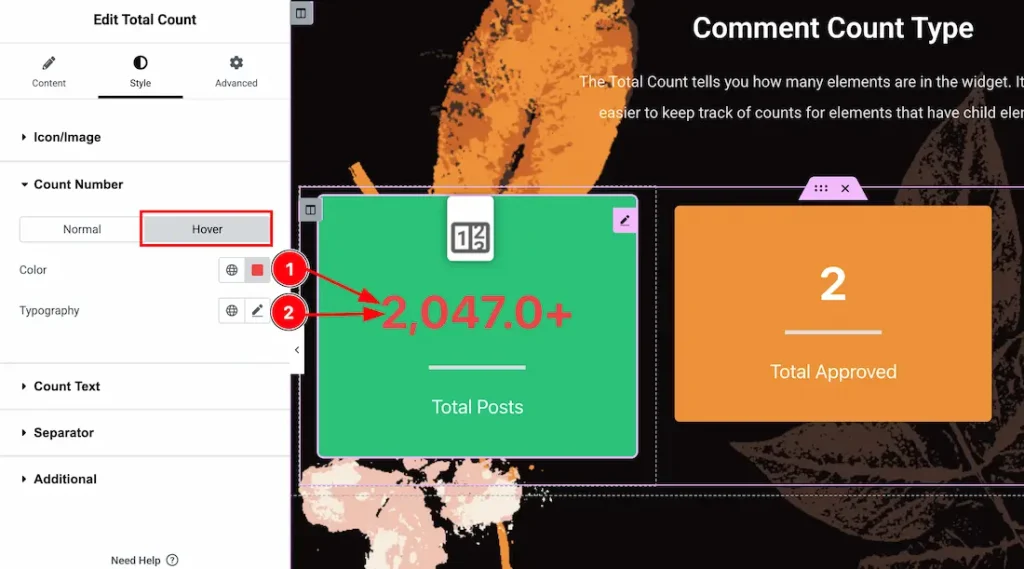 Count Number2 - BdThemes