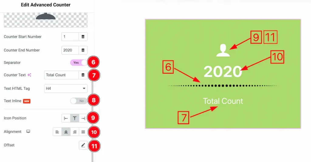 Counter Layout 2 - BdThemes