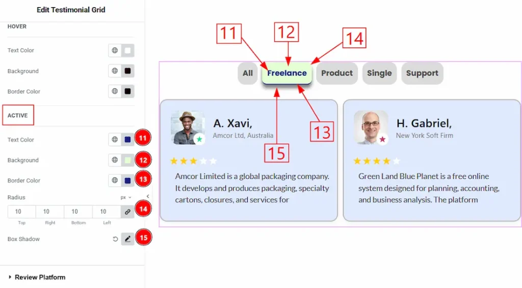 Filter Bar 05 Desktop Active - BdThemes