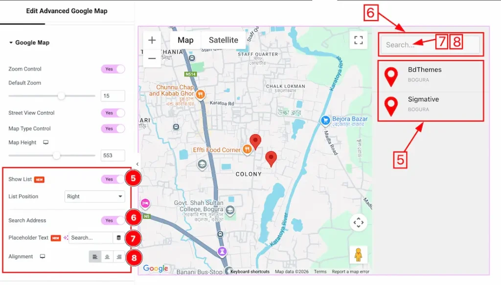 Google Map2 - BdThemes