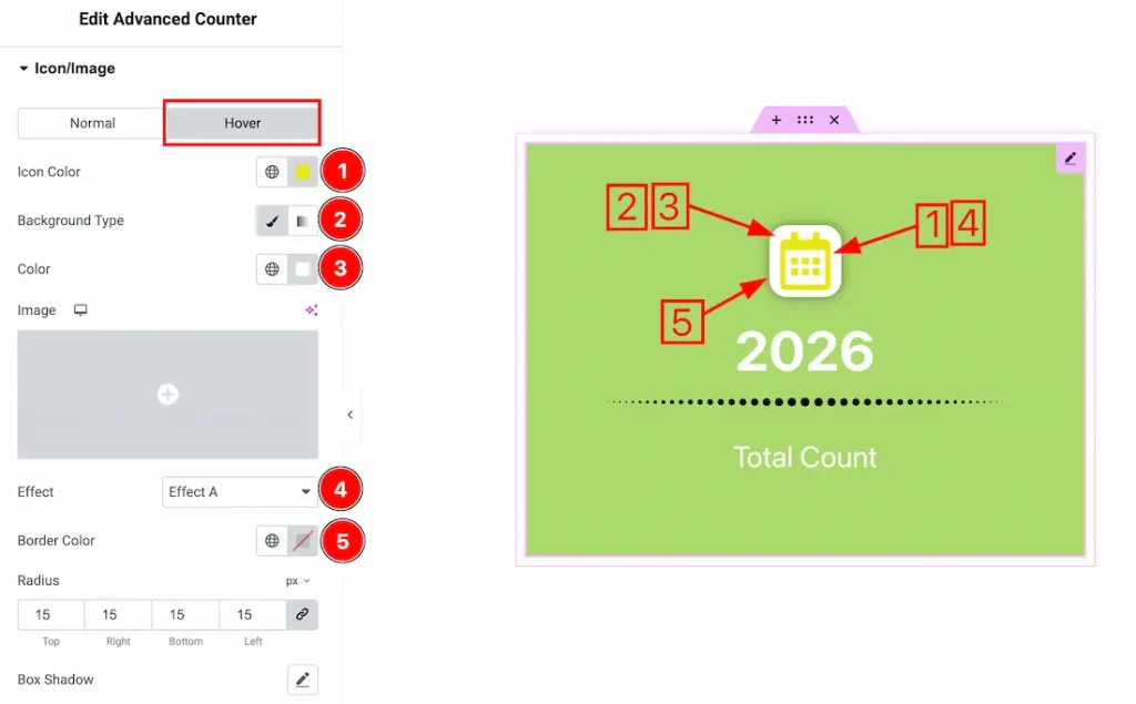 Icon Hover 1 - BdThemes