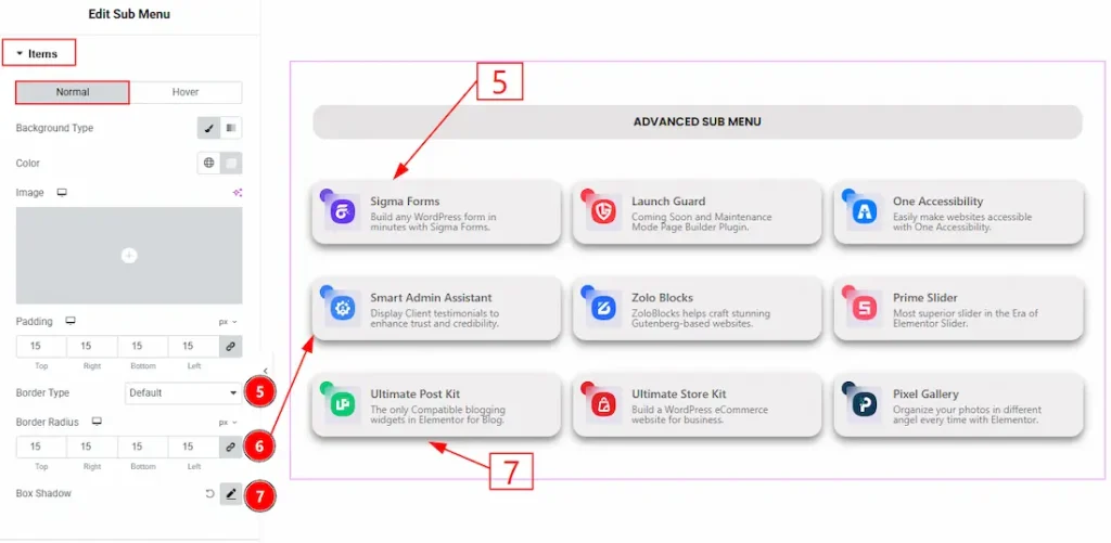 Items Normal 02 - BdThemes