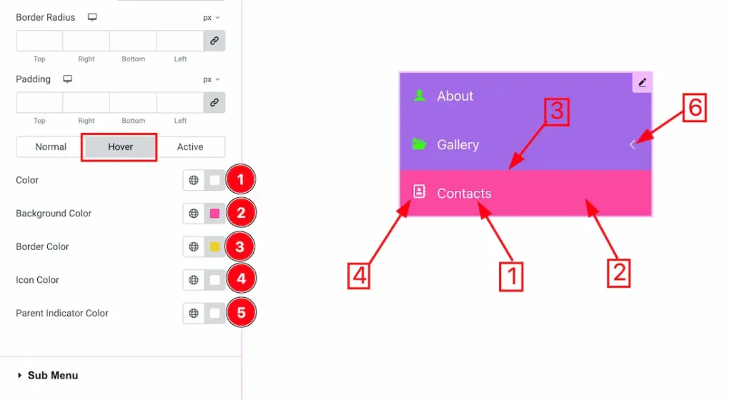 Main Menu Hover - BdThemes