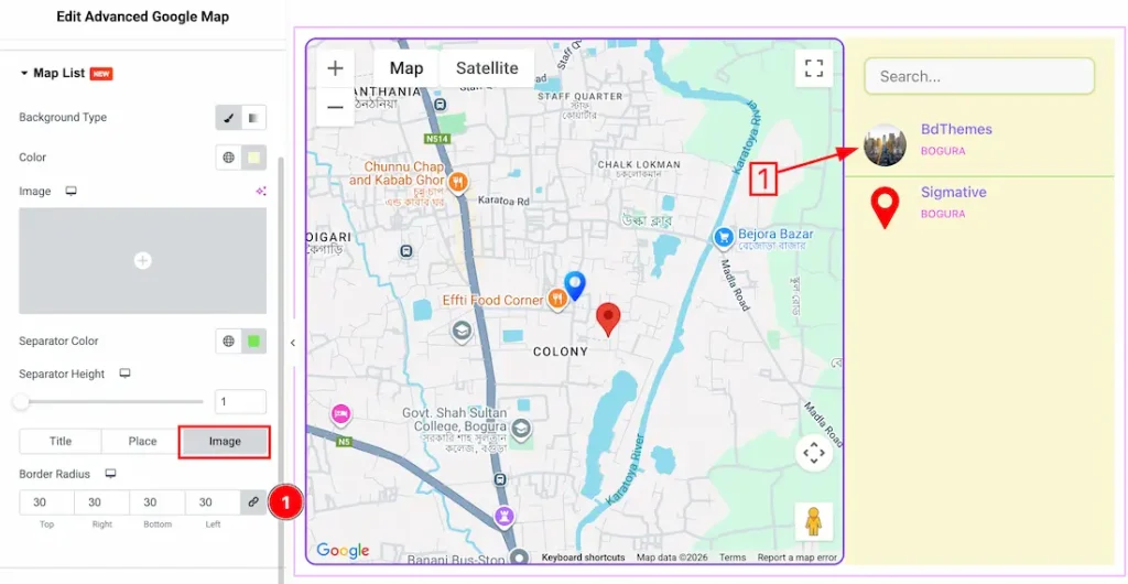 Map Image - BdThemes