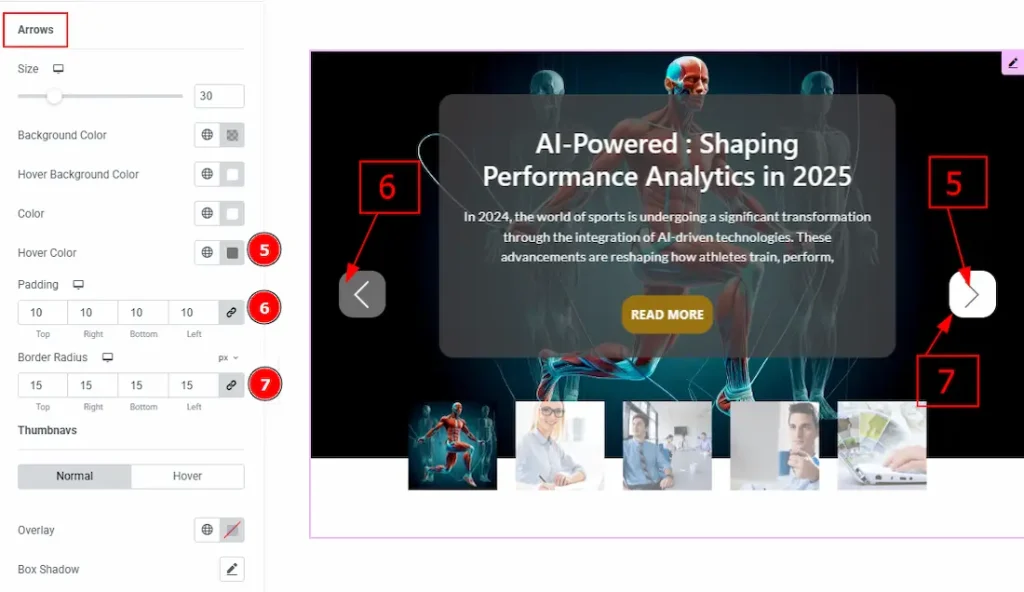 Navigation Arrows 02 - BdThemes