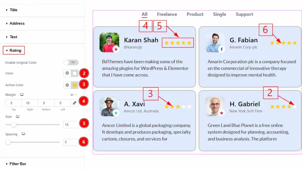 Rating 02 - BdThemes
