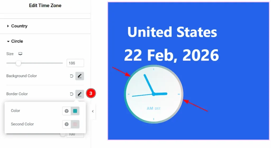 S. Analog Circle 02 - BdThemes