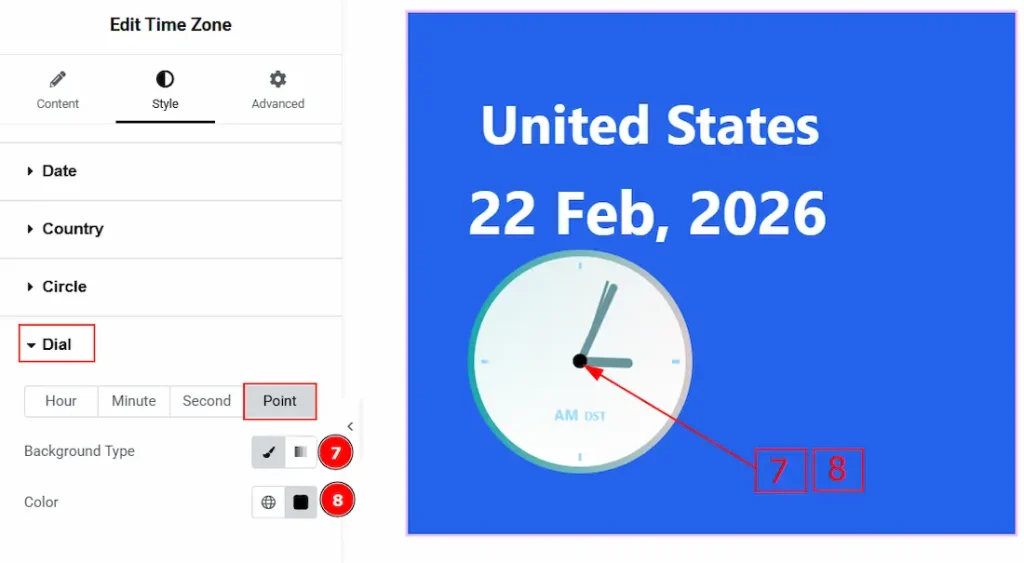 S. Analog Dial Point - BdThemes