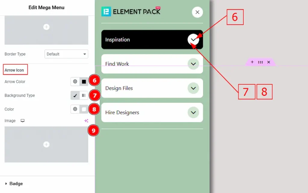 Style Offcanvas Menu Hover 02 - BdThemes