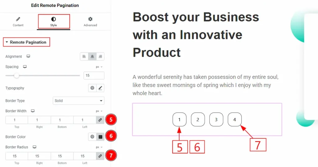 Style Remote Pagination 02 - BdThemes