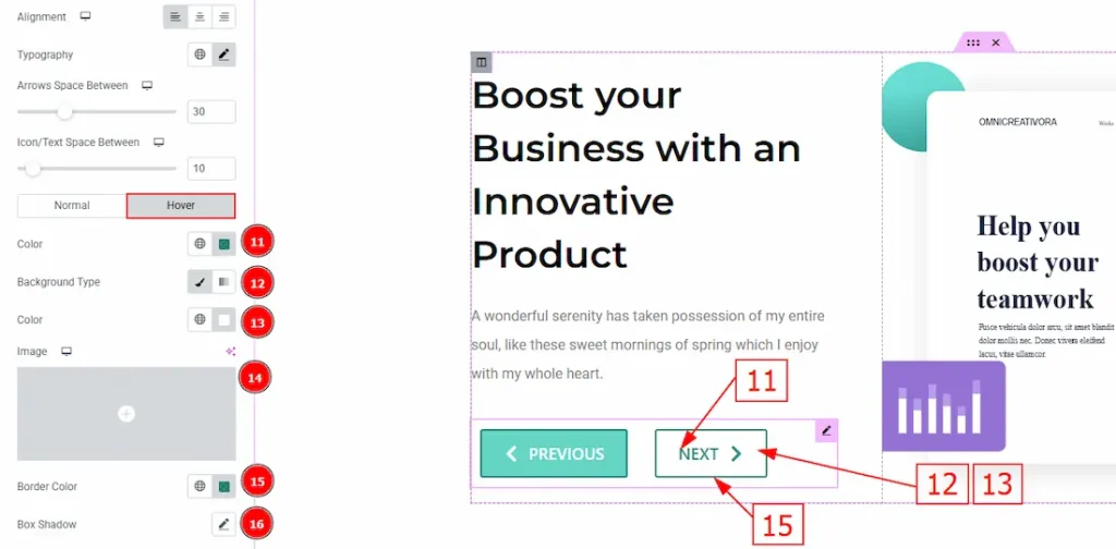 Style remote hover - BdThemes