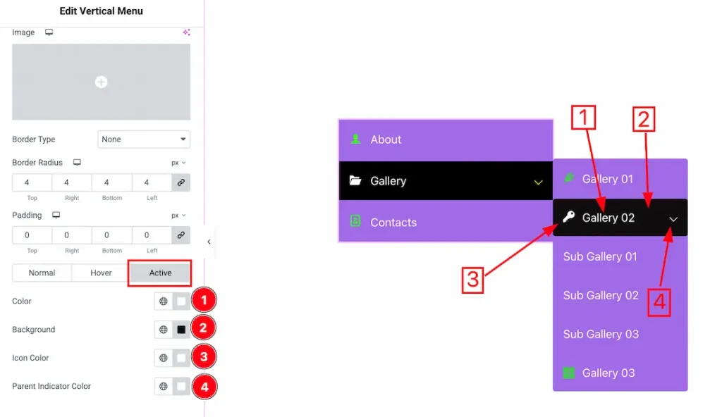 Sub Menu Active - BdThemes