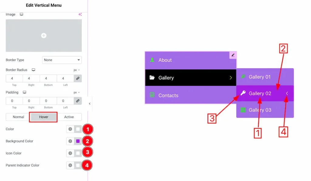 Sub Menu Hover - BdThemes