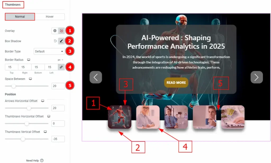 Thumbnavs Sub Section