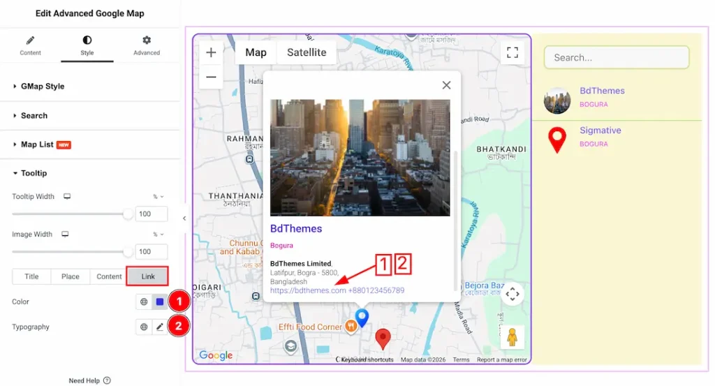 Tooltip Link - BdThemes