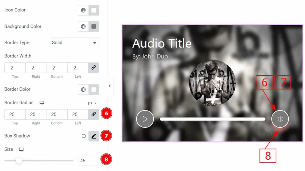 Volumne Button Normal 02 - BdThemes