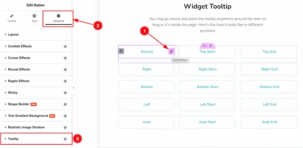 Where Find the Widget Tooltip Extension