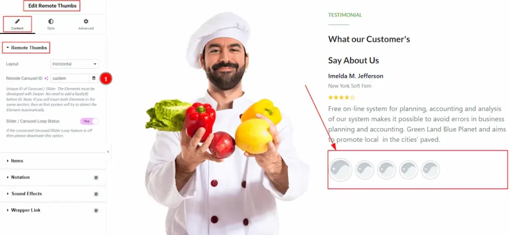 Set CSS ID for the Widget
