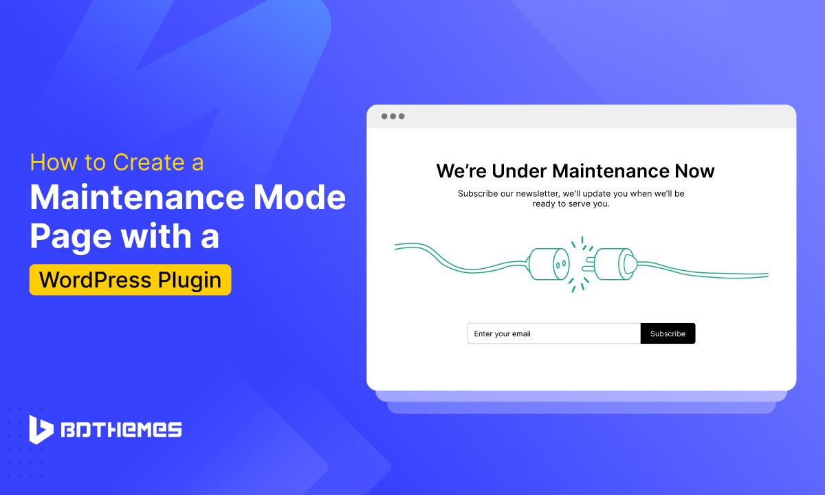 How to Create a Maintenance Mode Page with a WordPress Plugin