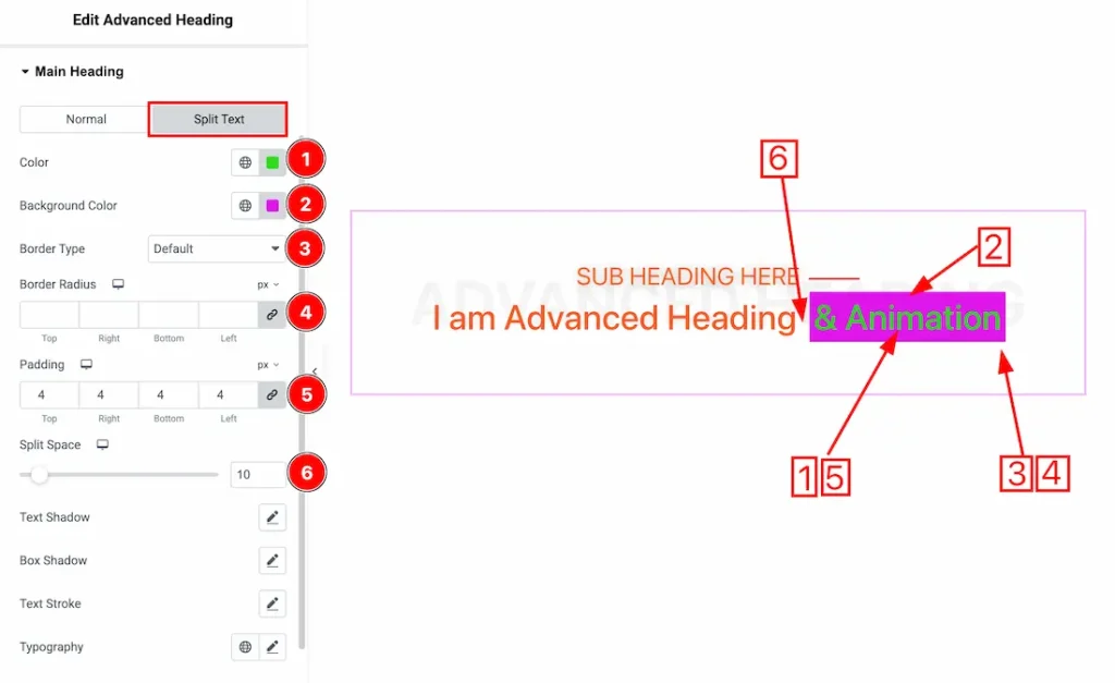 Main Heading Split Text1 - BdThemes