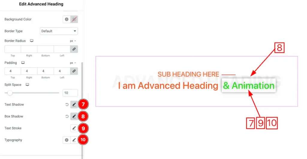 Main Heading Split Text2 - BdThemes