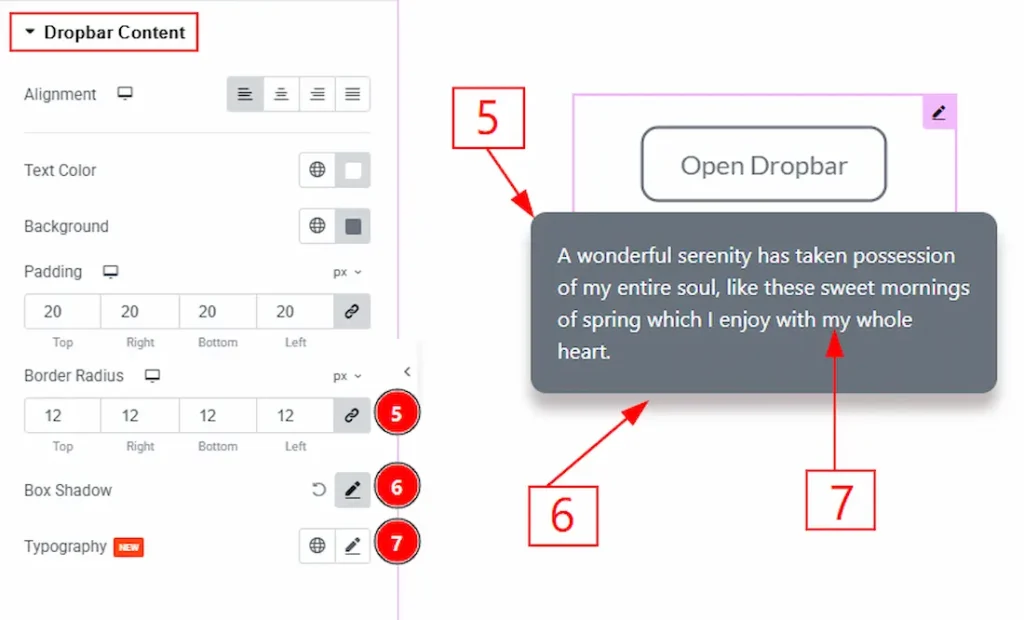 S. Dropbar Content 02 - BdThemes