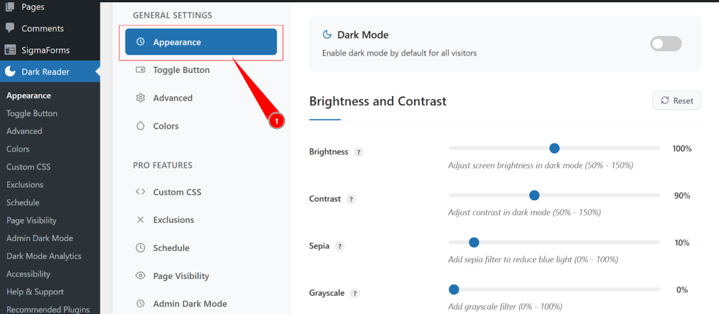 Set Default Dark Mode Behavior for New Visitors