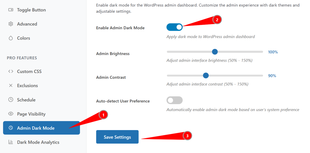 Enable Dark Mode for the WordPress Admin Dashboard