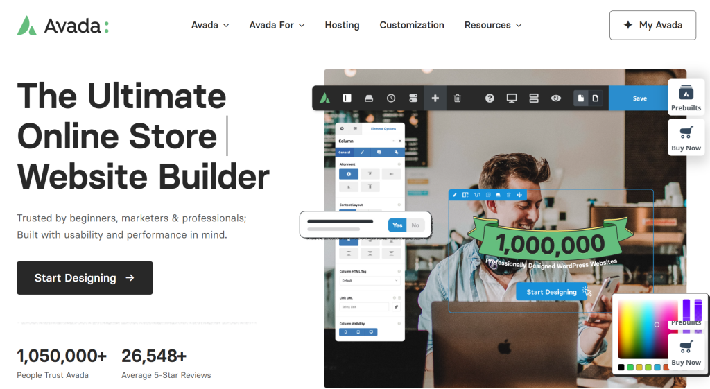 Avada - Best WordPress Themes for Blogs