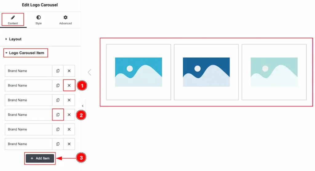 Logo Carousel Items Section