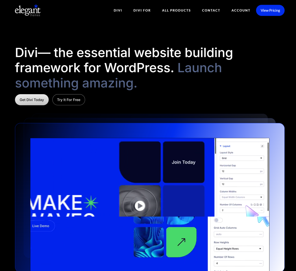 Divi - Best WordPress Themes for Blogs