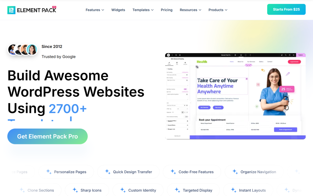 Element Pack Pro - Best Element Page Builder for WordPress Blog Themes