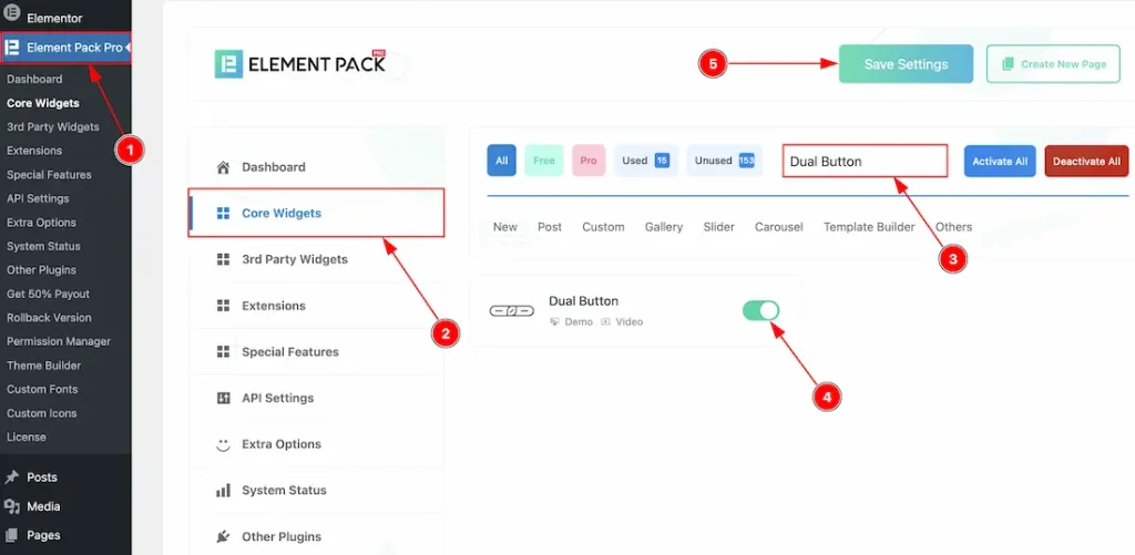 How To Use the Dual Button Widget By Element Pack Pro