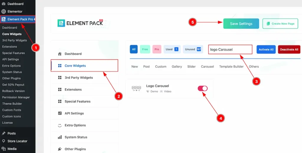 How To Use the Logo Carousel Widget By Element Pack Pro