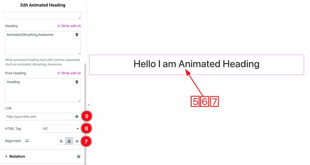 Heading Layout3 - BdThemes