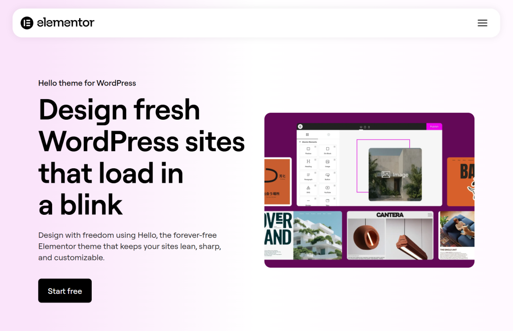 Hello Elementor - Best WordPress Themes for Blogs