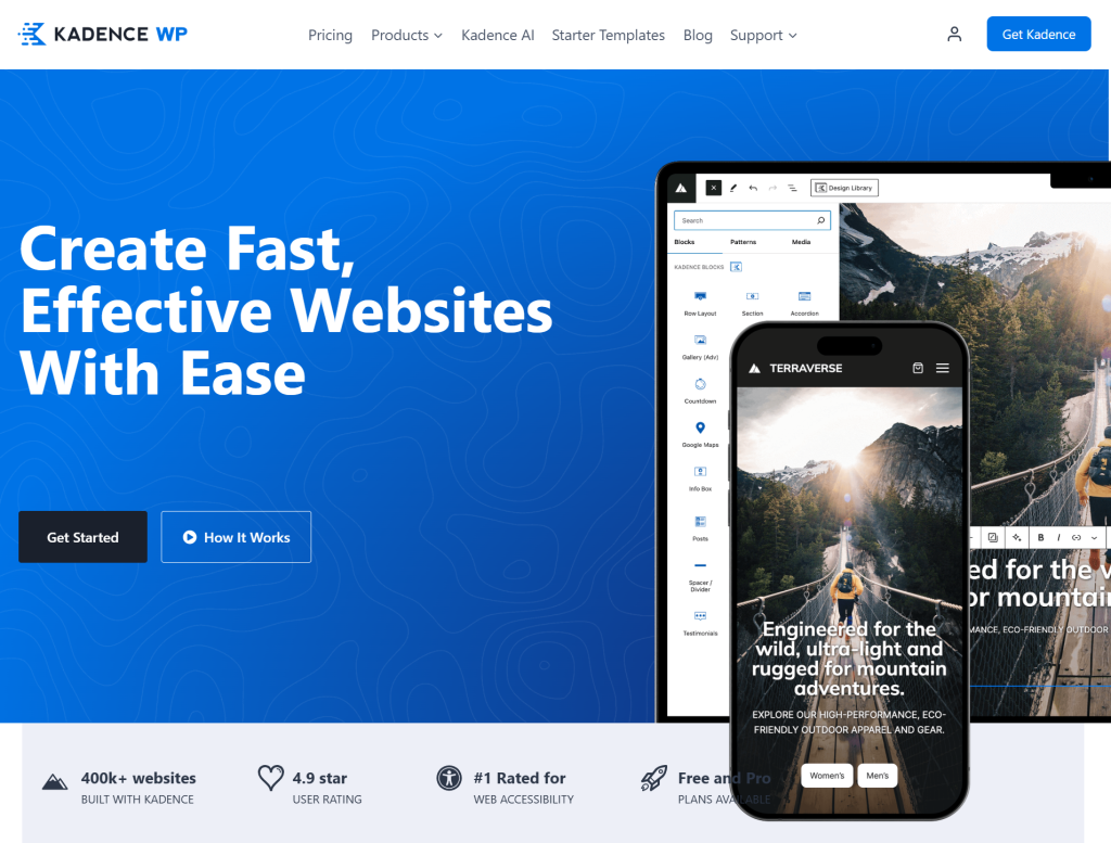 KadenceWP - Best WordPress Themes for Blogs