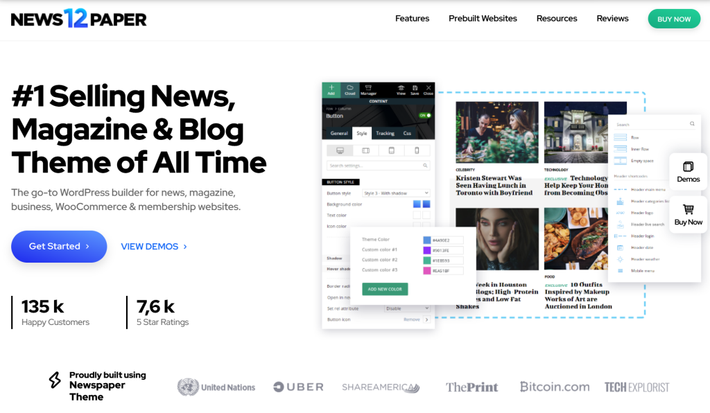 Newspaper - best wordpress themes for blogs