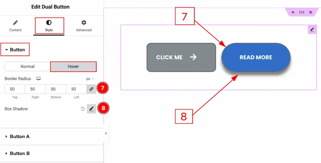 S Button Hover - BdThemes