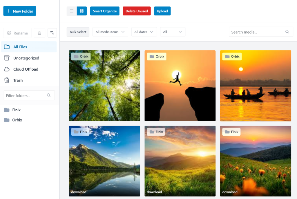 Smart AI-Powered Folder Organization
